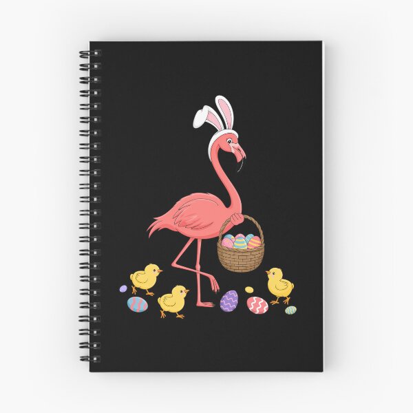 Item preview, Dibble Dabble Easter Pink Easter Flamingo designed and sold by ValerieRodrigue.