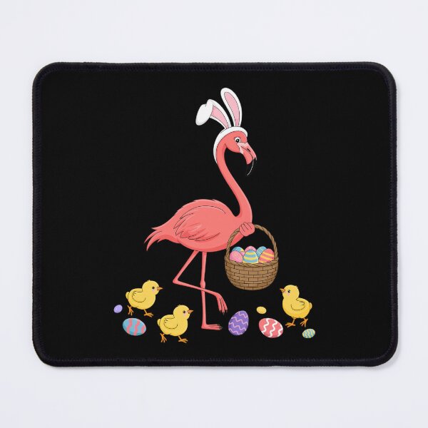 Item preview, Dibble Dabble Easter Pink Easter Flamingo designed and sold by ValerieRodrigue.
