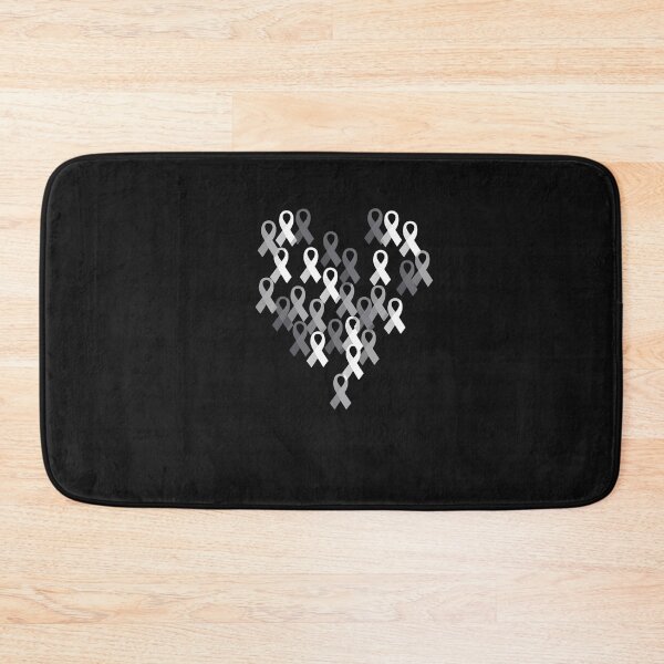 Item preview, Brain Cancer Awareness Gray Ribbon Heart Brain Tumor Support designed and sold by procionartss.
