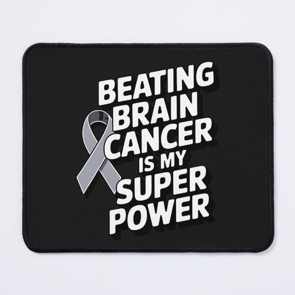 Item preview, Brain Cancer Awareness Survivor Grey Ribbon Brain Tumor designed and sold by procionartss.