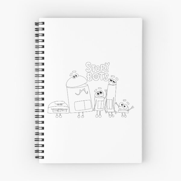 Item preview, Hand drawn Line Art Storybots Coloring Colouring In designed and sold by Lumennyxart.