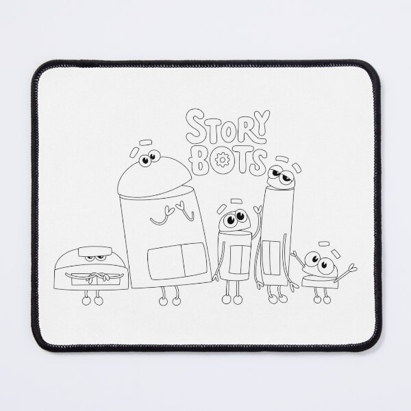 Item preview, Hand drawn Line Art Storybots Coloring Colouring In designed and sold by Lumennyxart.