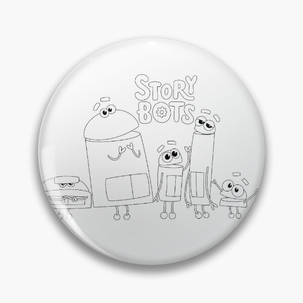 Item preview, Hand drawn Line Art Storybots Coloring Colouring In designed and sold by Lumennyxart.