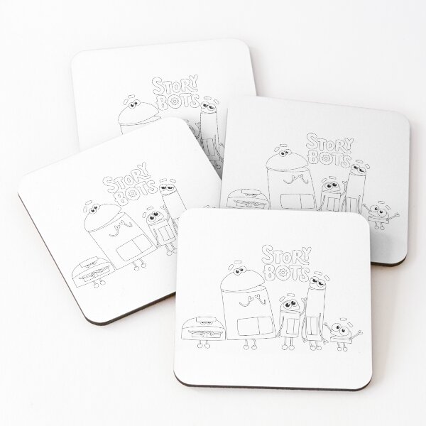 Item preview, Hand drawn Line Art Storybots Coloring Colouring In designed and sold by Lumennyxart.