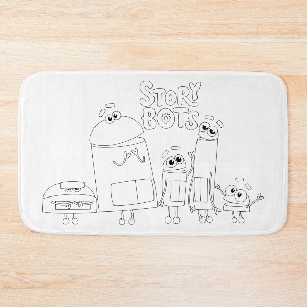 Item preview, Hand drawn Line Art Storybots Coloring Colouring In designed and sold by Lumennyxart.