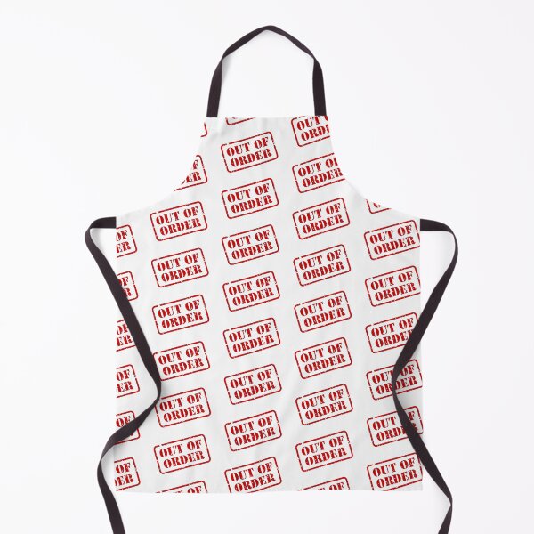 Item preview, Out Of Order Red Rubber Stamp Graphic designed and sold by THP Creative.