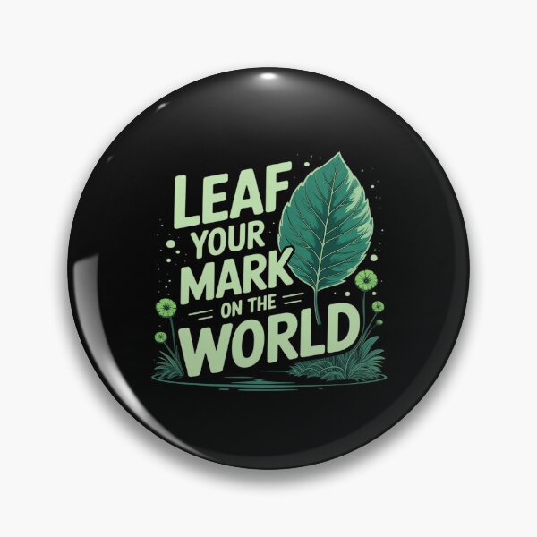 Item preview, Leaf Your Mark Neon Green Eco designed and sold by ryukaizox1.