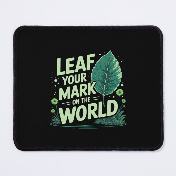 Item preview, Leaf Your Mark Neon Green Eco designed and sold by ryukaizox1.