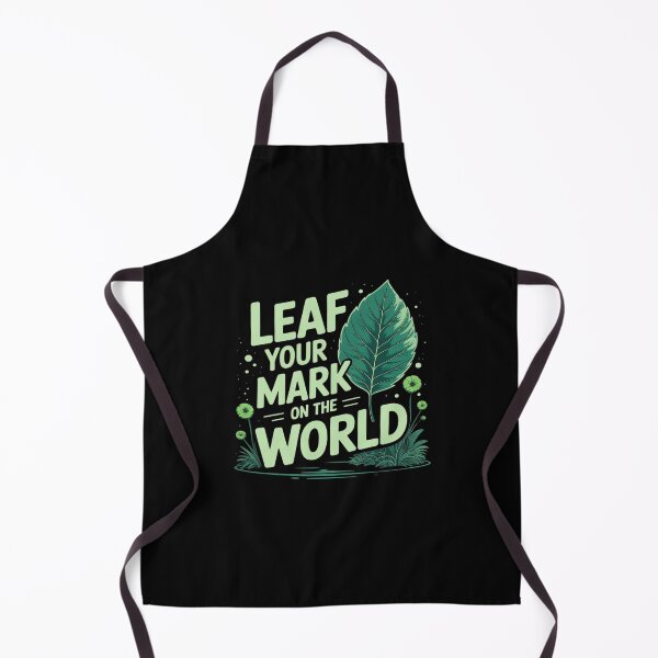 Item preview, Leaf Your Mark Neon Green Eco designed and sold by ryukaizox1.