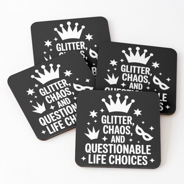 Item preview, Glitter, Chaos, and Questionable Life Choices designed and sold by theartfulaspie.