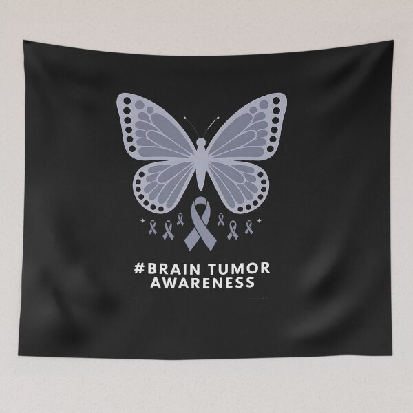 Item preview, Brain Tumor Awareness Butterfly Gray Ribbon For Women Men designed and sold by procionartss.
