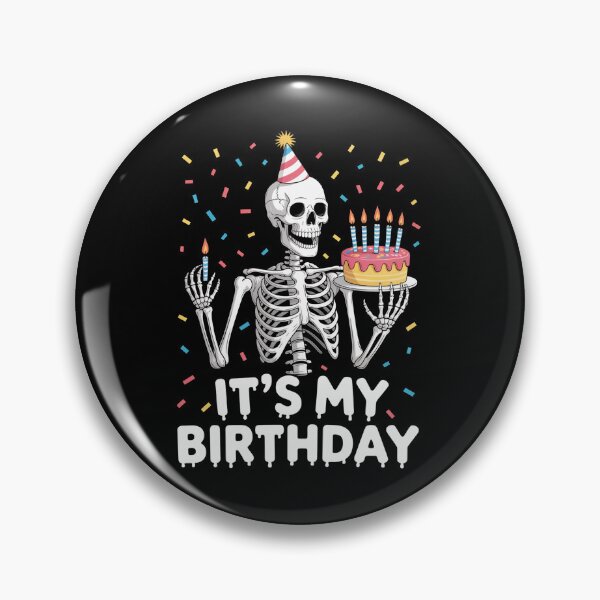 Item preview, Skeleton It'S My Birthday Party designed and sold by DianaStantzo.
