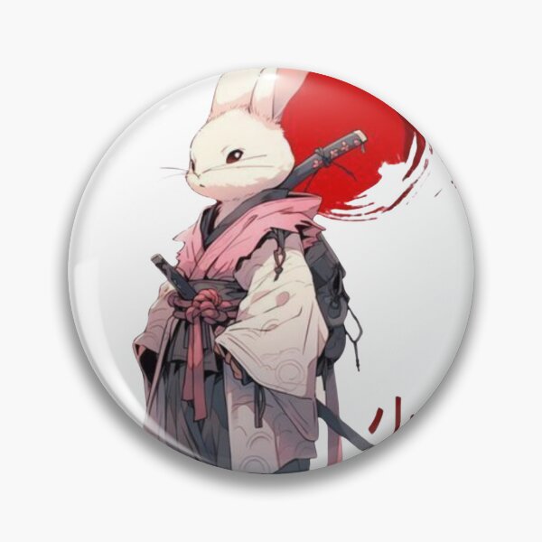 Item preview, Wandering Samurai Rabbit with Red Sun designed and sold by karlosws.