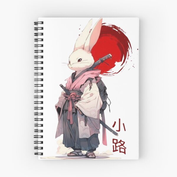 Item preview, Wandering Samurai Rabbit with Red Sun designed and sold by karlosws.