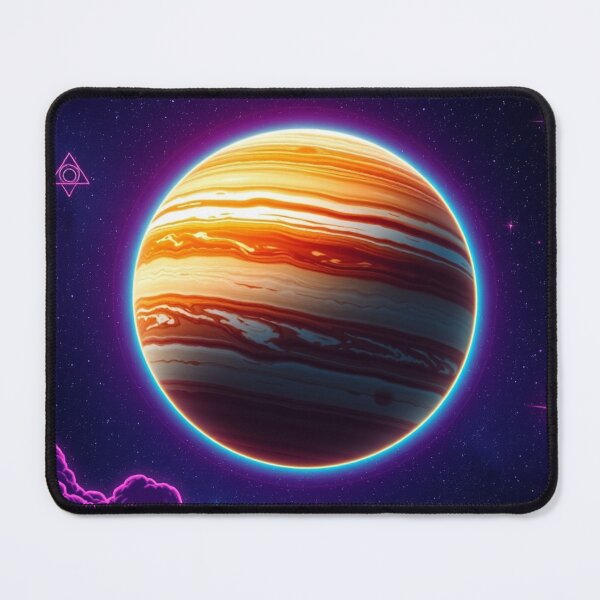 Item preview, Vaporwave Jupiter Neon Aesthetic Art designed and sold by EllDAV777.
