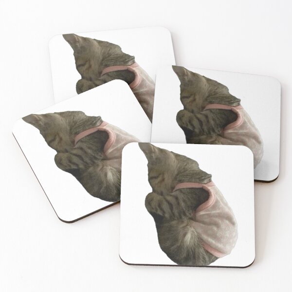 Item preview, curled up cat designed and sold by catmemes4u.