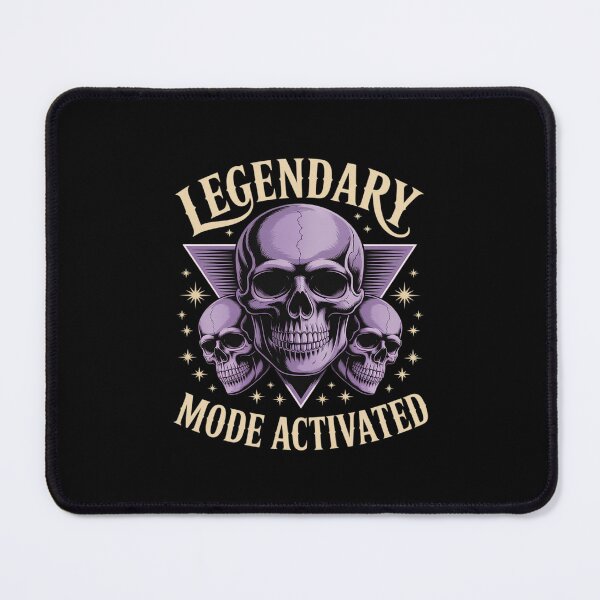 Item preview, Legendary Mode Activated Purple Skull Gothic Art T designed and sold by ryukaizox1.