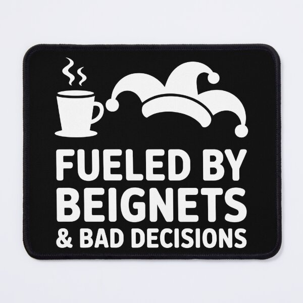 Item preview, Fueled by Beignets & Bad Decisions designed and sold by theartfulaspie.
