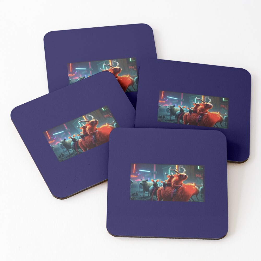 Item preview, Coasters (Set of 4) designed and sold by ThisPlanetRocks.