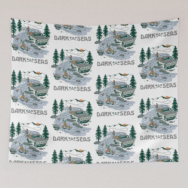Item preview, Dark Seas Montana Pigment Mountains Nature Lover designed and sold by jakaun.