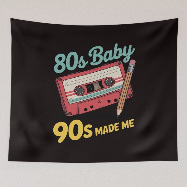 Item preview, Distressed 1980s 80's Baby 1990s 90's Made Me designed and sold by RopboxRone.