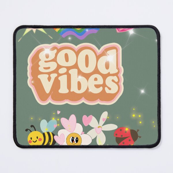 Item preview, Good Vibes Rainbow Heart - Retro Y2K Boho Gift” designed and sold by Extremeallie.