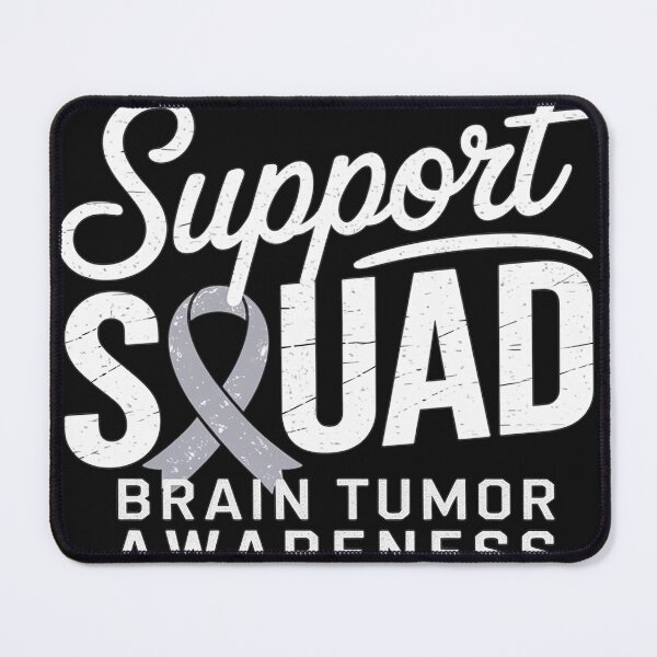 Item preview, Brain Tumor Awareness Support Squad Warrior Survivor Crew designed and sold by AvagondaMind.