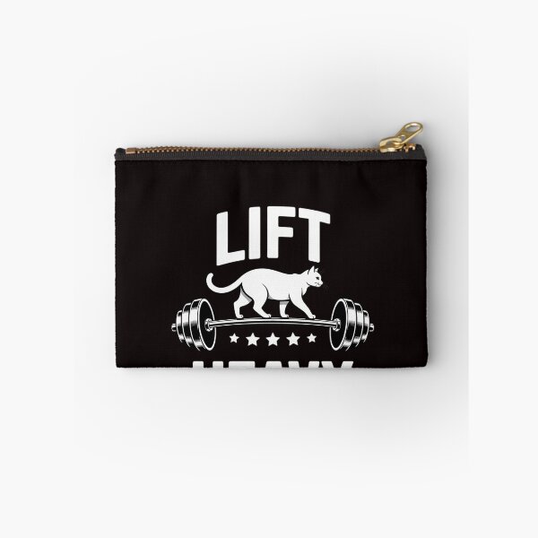 Item preview, Deadlifts and weights or gym for Lift Heavy. Pet Cats designed and sold by RopboxRone.