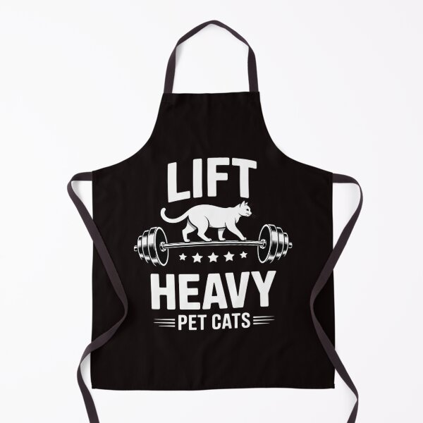 Item preview, Deadlifts and weights or gym for Lift Heavy. Pet Cats designed and sold by RopboxRone.
