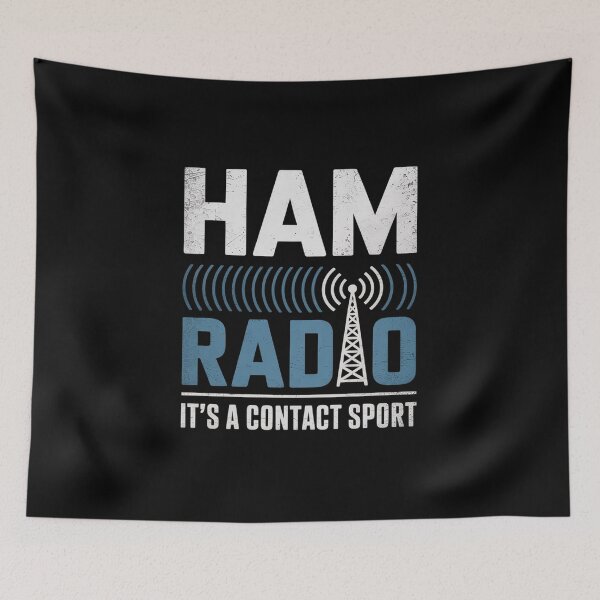 Item preview, Ham Radio Its A Contact Sport Funny Ham Radio designed and sold by DrewLeuschke.