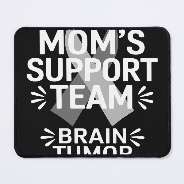 Item preview, Brain Tumor Support Awareness Month Mom Gray Ribbon designed and sold by AvagondaMind.