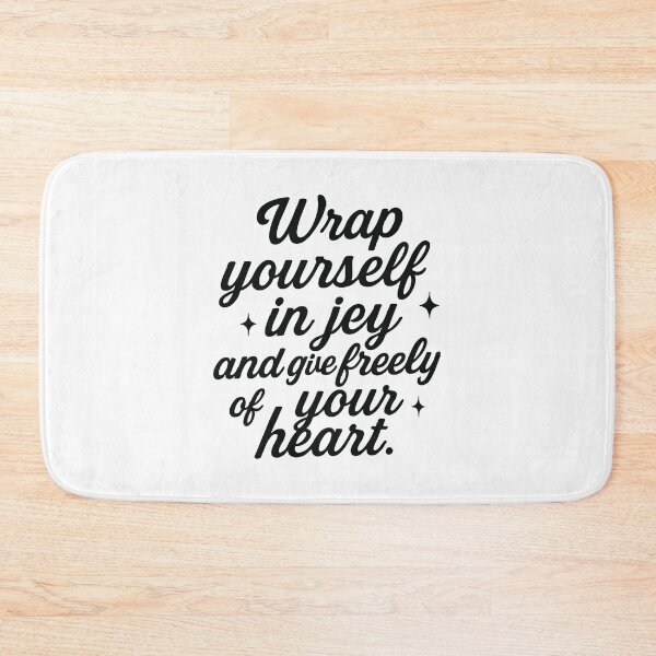 Item preview, Wrap yourself in joy and give freely of your heart,positive vibes designed and sold by CloudyPress.