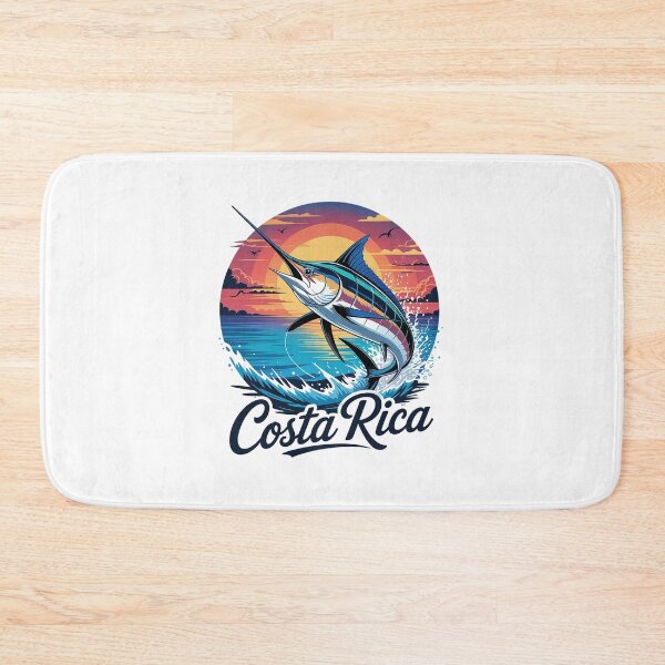 Item preview, Costa Rica Vintage Blue Marlin and Billfish Retro Graphic designed and sold by AmparoBoyle.