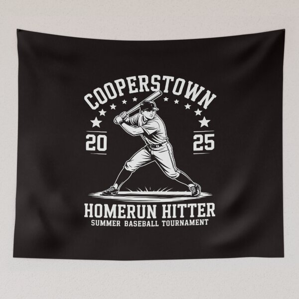 Item preview, Cooperstown Baseball Homerun Hitter designed and sold by RopboxRone.