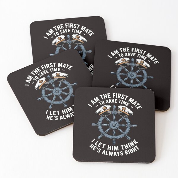 Item preview, Cool First Mate For Men Women Kids Boating Captain Boat Dock designed and sold by RopboxRone.