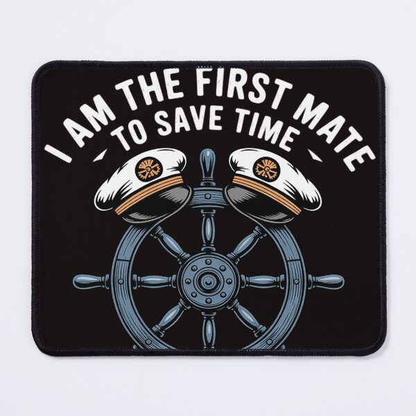 Item preview, Cool First Mate For Men Women Kids Boating Captain Boat Dock designed and sold by RopboxRone.