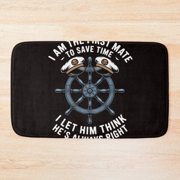 Item preview, Cool First Mate For Men Women Kids Boating Captain Boat Dock designed and sold by RopboxRone.