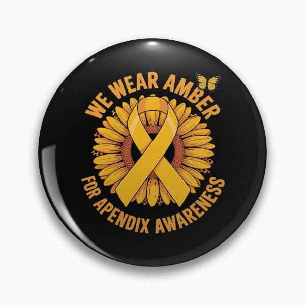 Item preview, Leopard Sunflower We Wear Amber For Appendix Cancer designed and sold by Rotasiin.