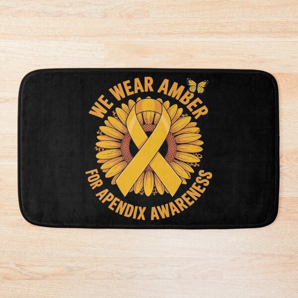 Item preview, Leopard Sunflower We Wear Amber For Appendix Cancer designed and sold by Rotasiin.