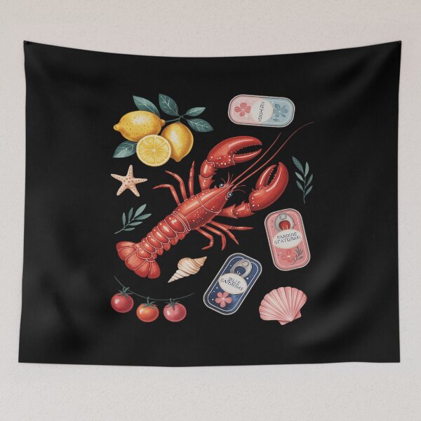 Item preview, Les Sardines Fisherman Aesthetic Coastal Sardine Summer designed and sold by Rotasiin.