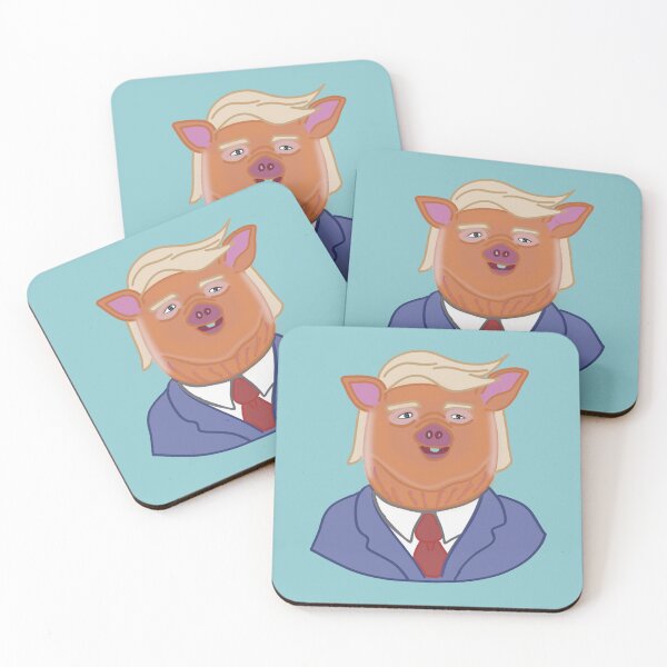 Item preview, Donald Trump Quiet Piggy designed and sold by baranskini.
