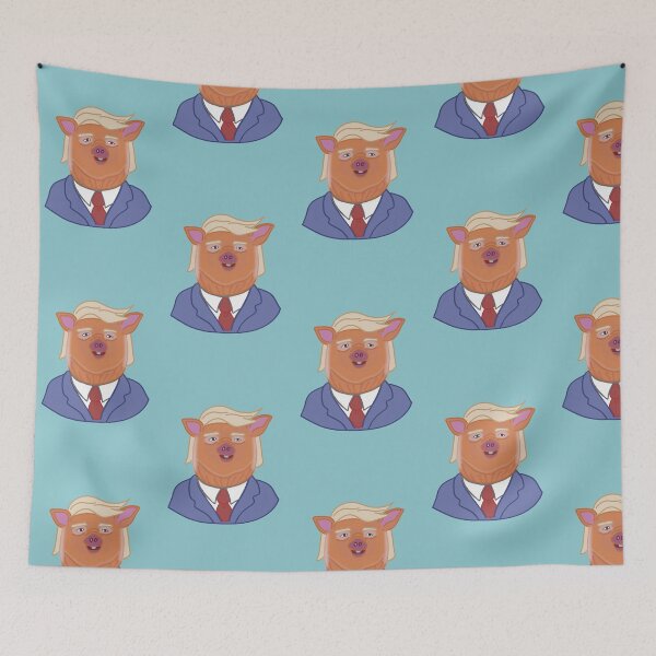 Item preview, Donald Trump Quiet Piggy designed and sold by baranskini.