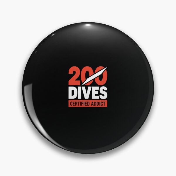 Item preview, 200 Dives Diving Addict Diver Gift designed and sold by marcusry.