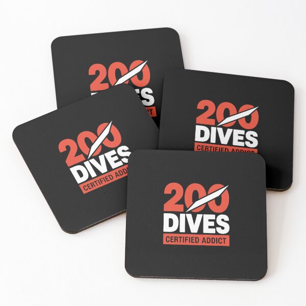 Item preview, 200 Dives Diving Addict Diver Gift designed and sold by marcusry.