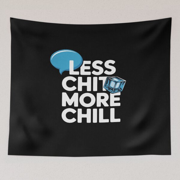 Item preview, Less Chit Chat More Chill Ice Cube Introvert designed and sold by Rotasiin.