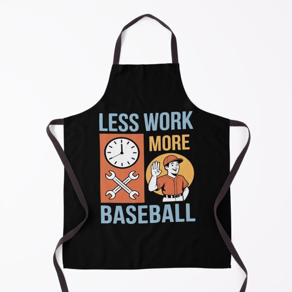 Item preview, Less Work More Baseball Split Scene designed and sold by Rotasiin.