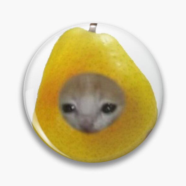 Item preview, pear cat designed and sold by catmemes4u.