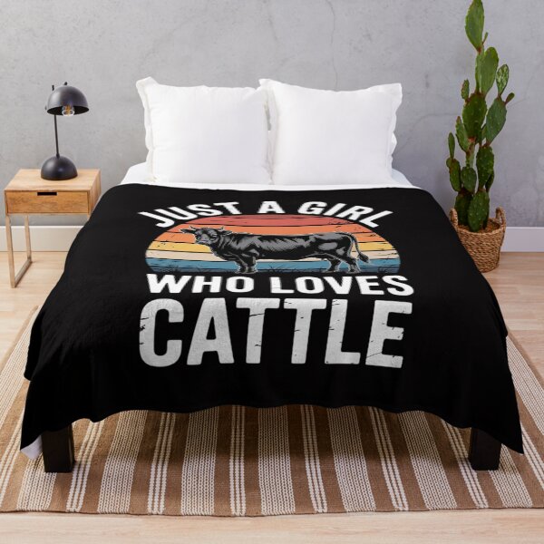 Item preview, Just A Girl Who Loves Cattle designed and sold by Silicula.