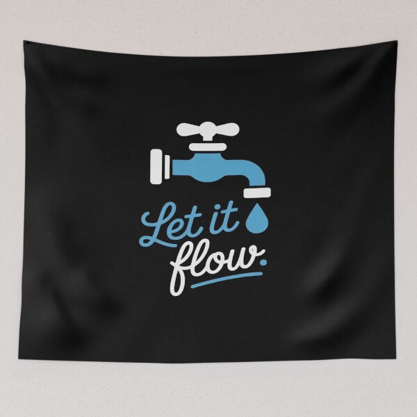 Item preview, Let It Flow Dripping Faucet Plumber Electrician novelty designed and sold by Rotasiin.