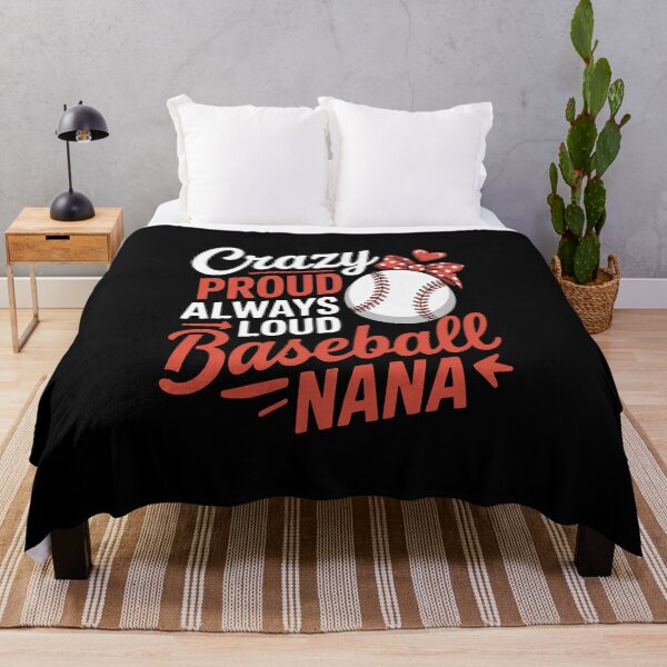 Item preview, Womens Crazy Proud Baseball Nana Of A Baseball Player designed and sold by RayArmstrong.